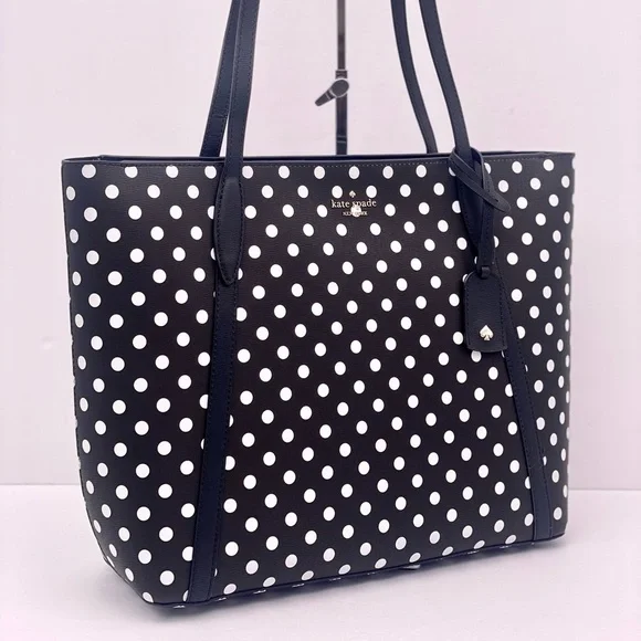 Nwt Kate Spade Cara Dot Dot Tote Shoulder Bag - Picture 6 of 13